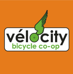 VeloCity Logo Orange Background Square v1