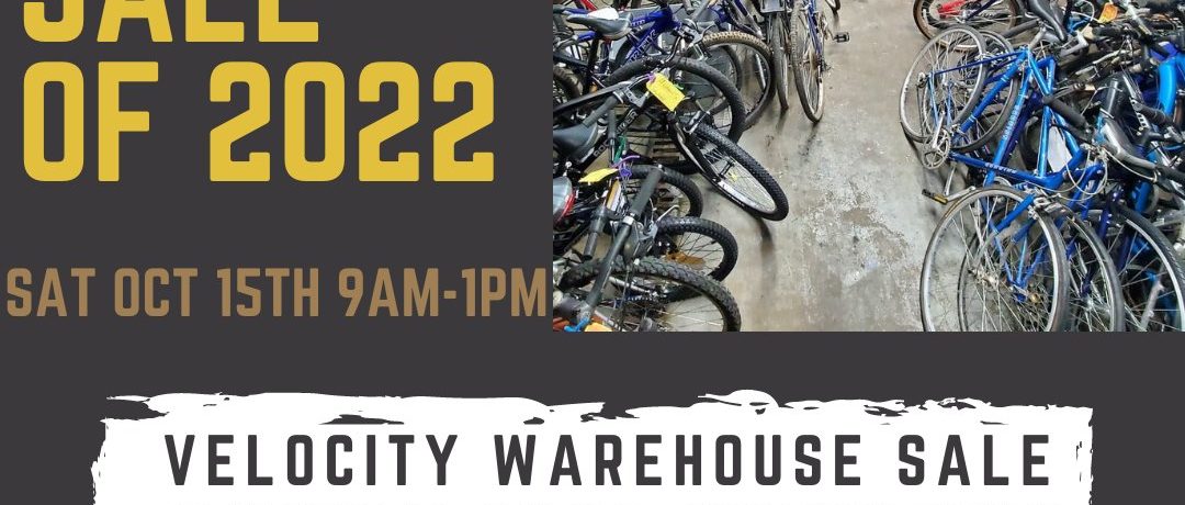 Warehouse full of used bikes