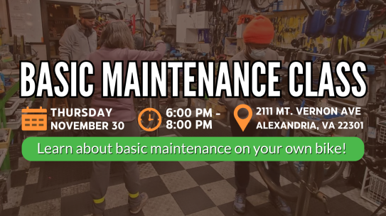 Basic Maintenance Class Thu 11/30 6-8pm at Delray Shop