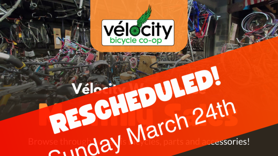 Warehouse As-is Bike Sale moved to Sunday March 24 9am