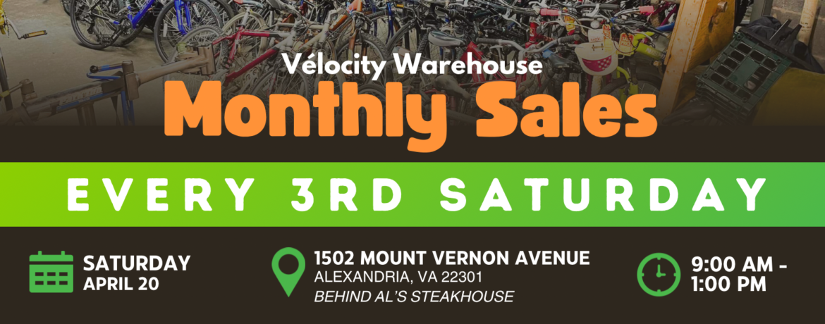 A warehouse full of as-is bikes and sale on April 20, 2024