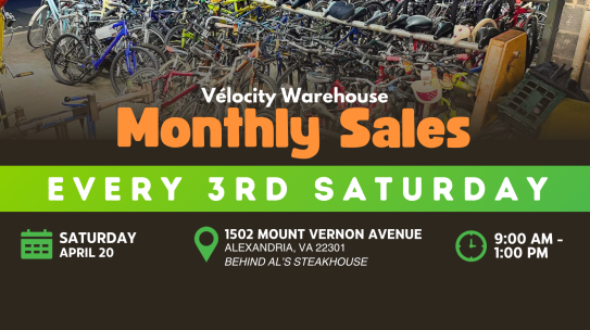 April 2024 As-is used bike sale at Warehouse