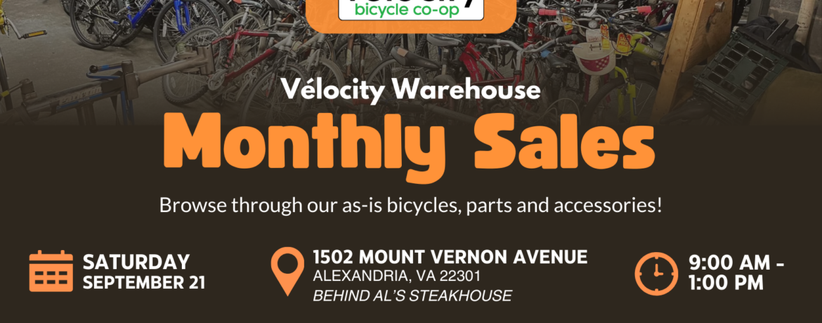 Bicycle parts warehouse sale